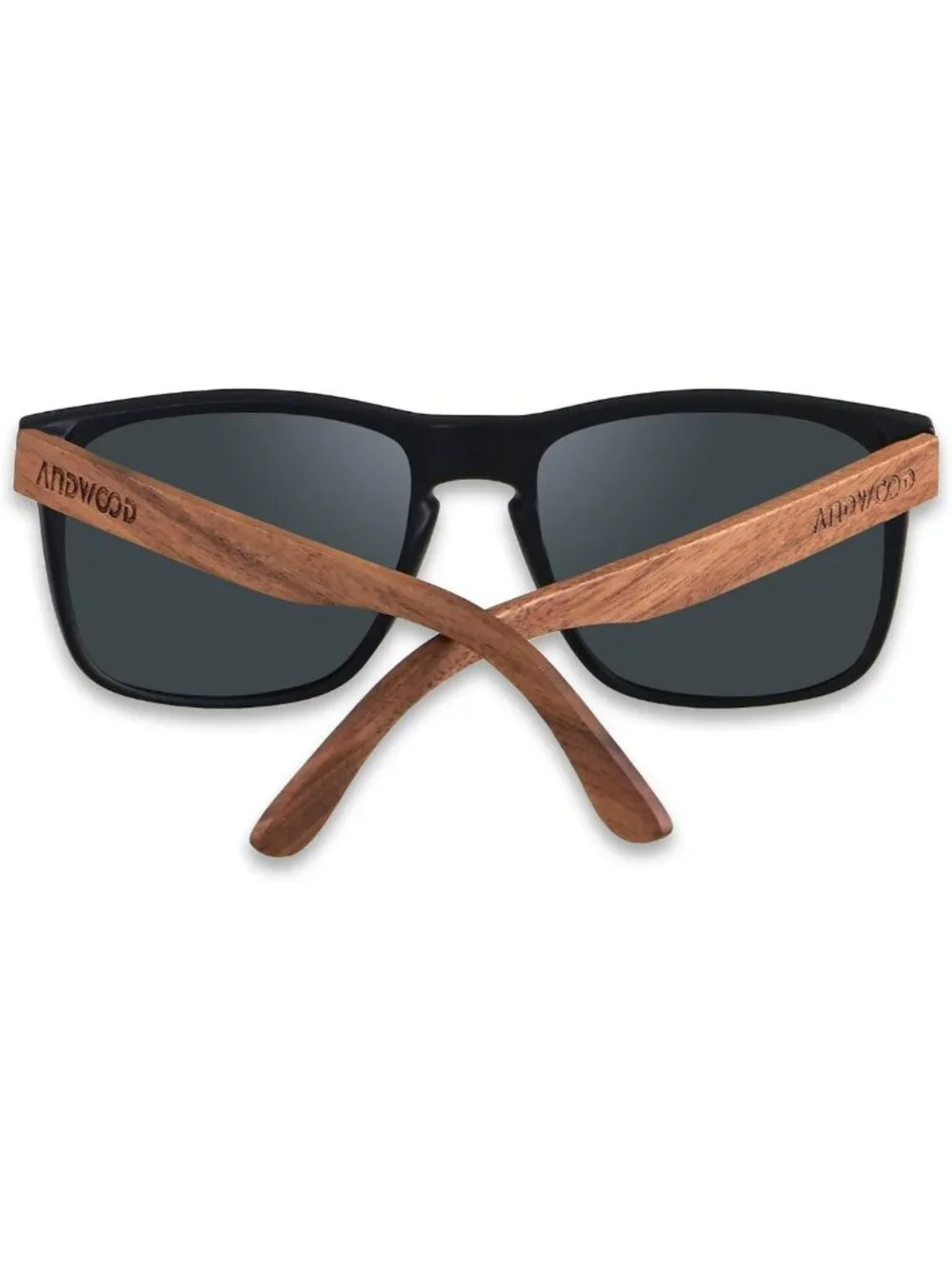 Stylish Polarized UV Protection Sunglasses | Wooden Frame Beach & Outdoor Shades
